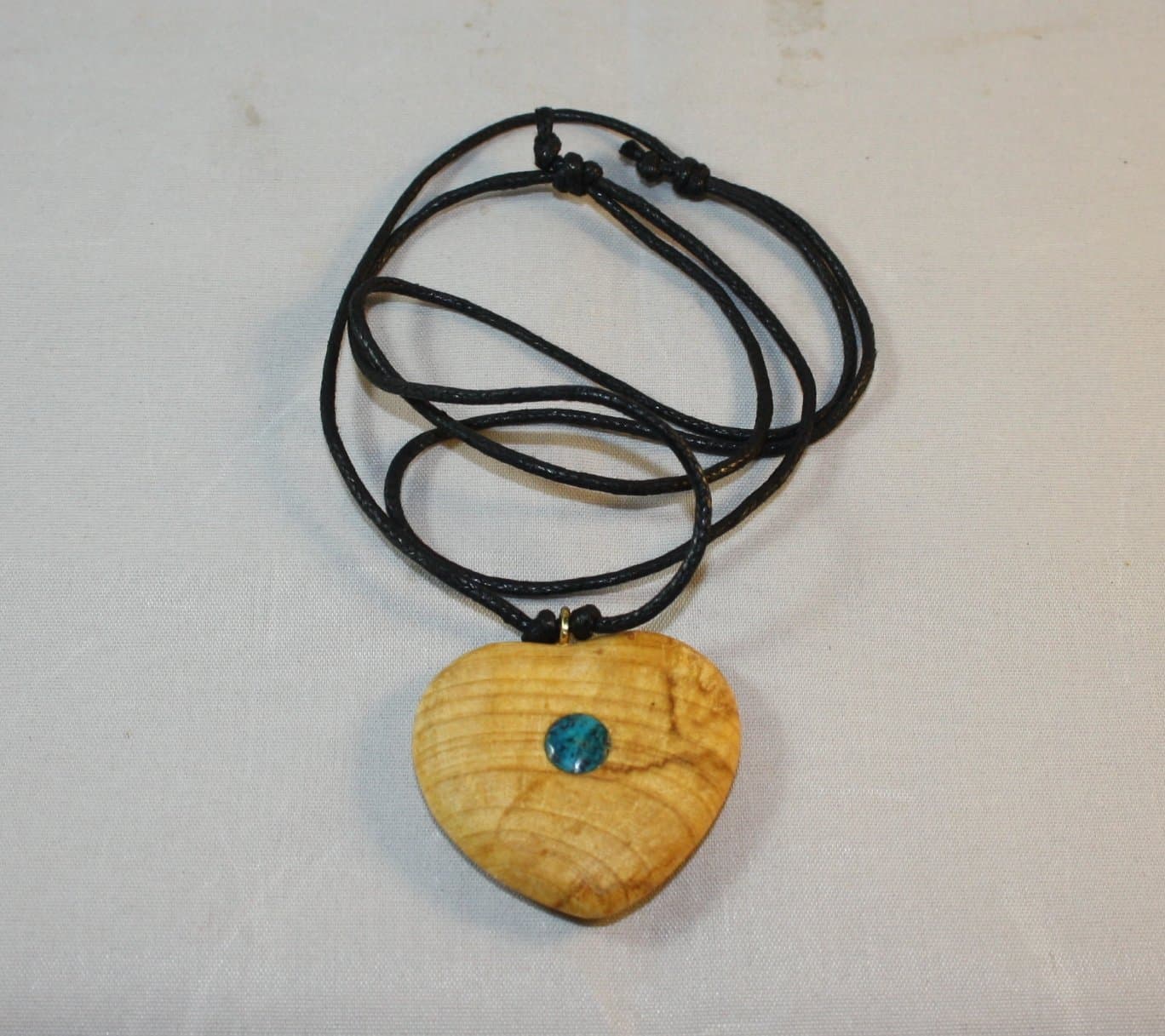 Palo Santo Schutz-Talisman Herz mit Türkis