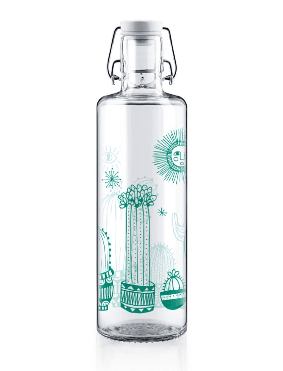 Soulbottles Trinkflasche Glas 1l