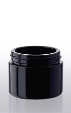 Violettglas Kosmetikdose