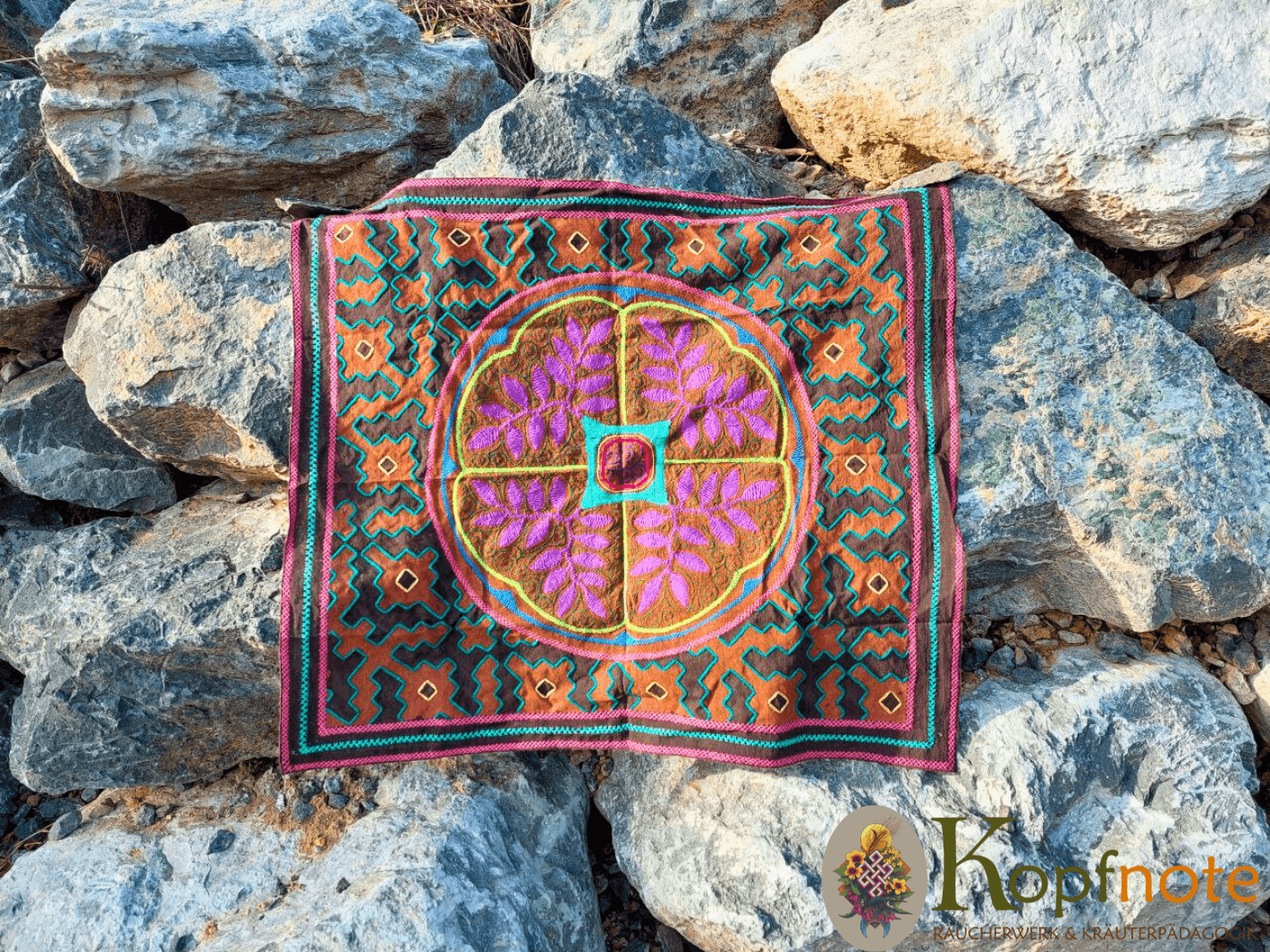 Shipibo Ritualtuch, Wandbehang 71x62